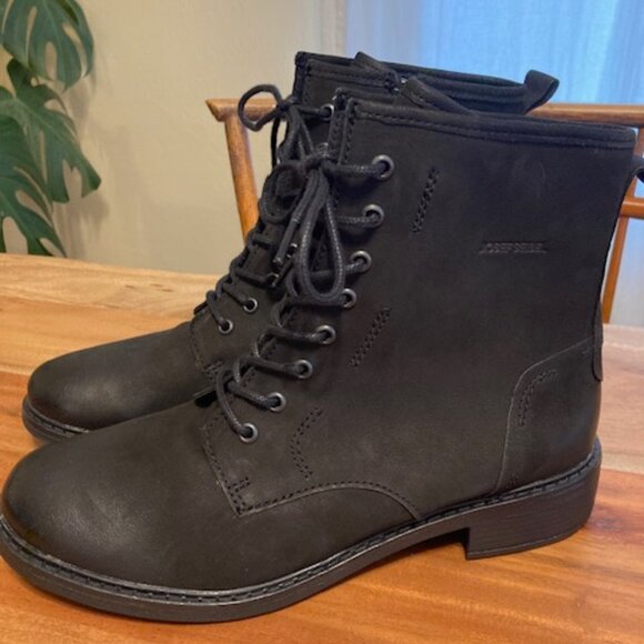 Josef Seibel Shoes - Josef Seibel Ankle Boots Black Leather - Womens 42